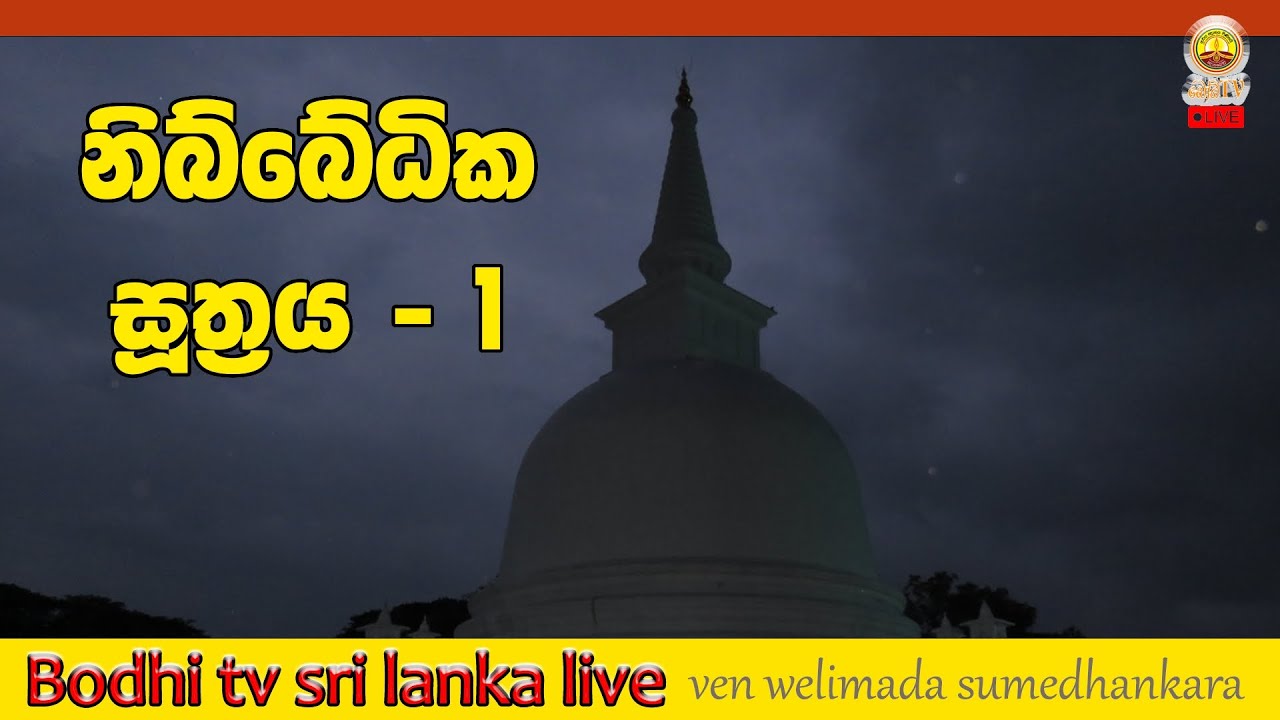 නිබ්බේධික සූත්‍රය - part 1 - දවස පුරා සිහියෙන් ඉන්න.. අවබෝධාත්මක ධර්මදේශනා ශ්‍රවණය කරමු.