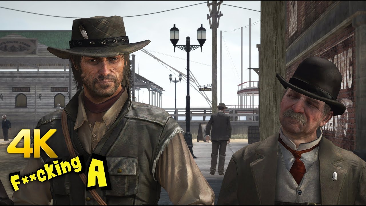 [4K] Read Dead Redemption | First Mission