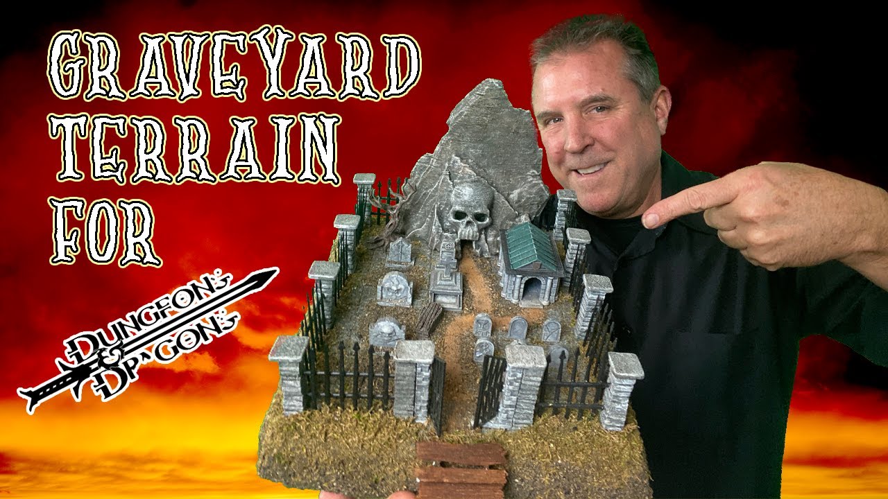 Undead Graveyard terrain for D&D