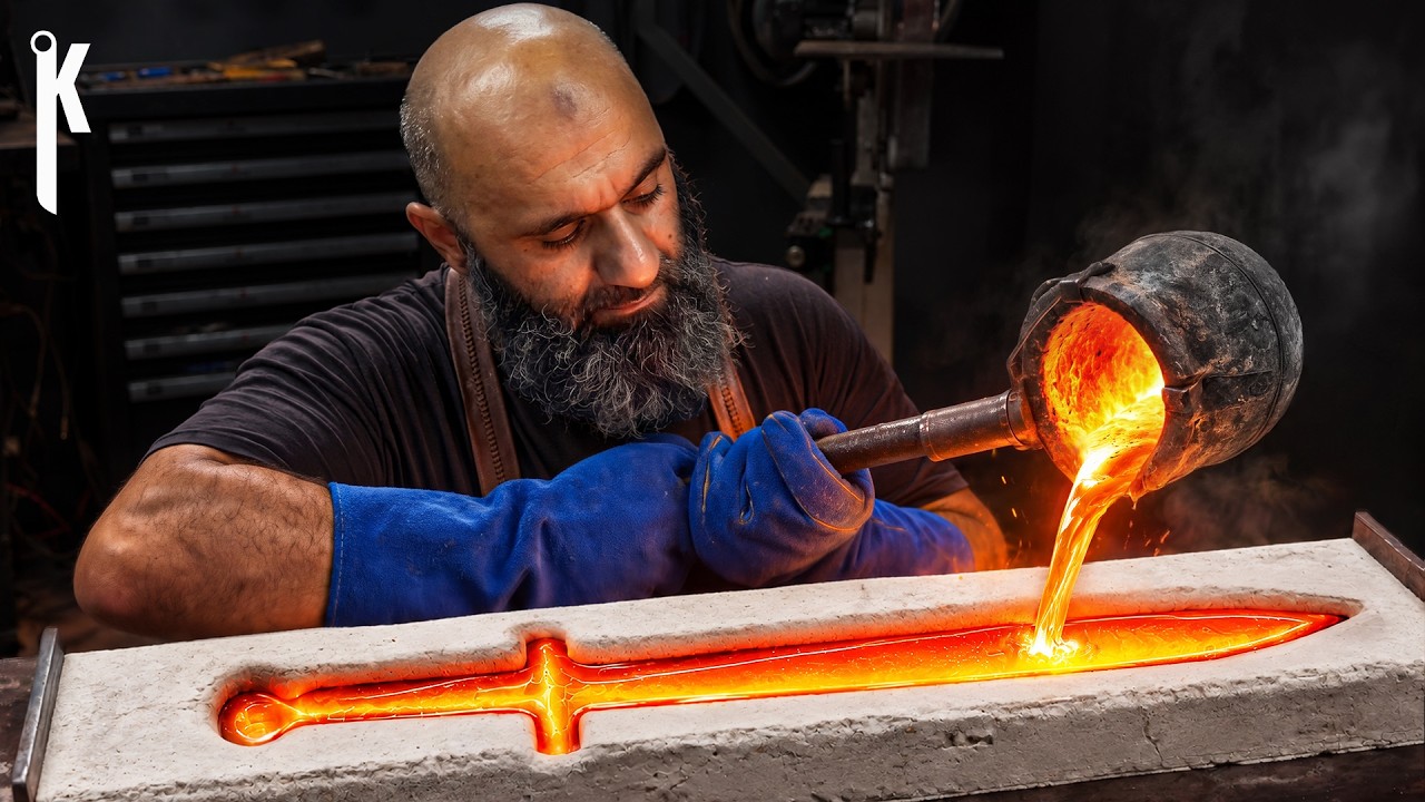 I Tried Making a Sword in a Completely Different Way &mdash; by Casting It!