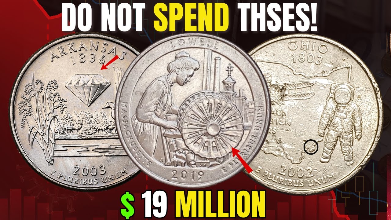 Top 10 Most Rare State Quarters That Can Be Sold For Big $$$ In 2026 | Valuable Quarters To Look For