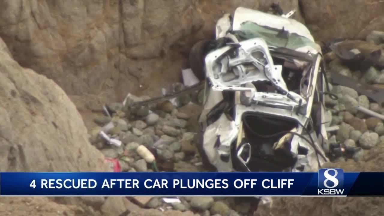 Car plunges off cliff at Devil's Slide in San Mateo County