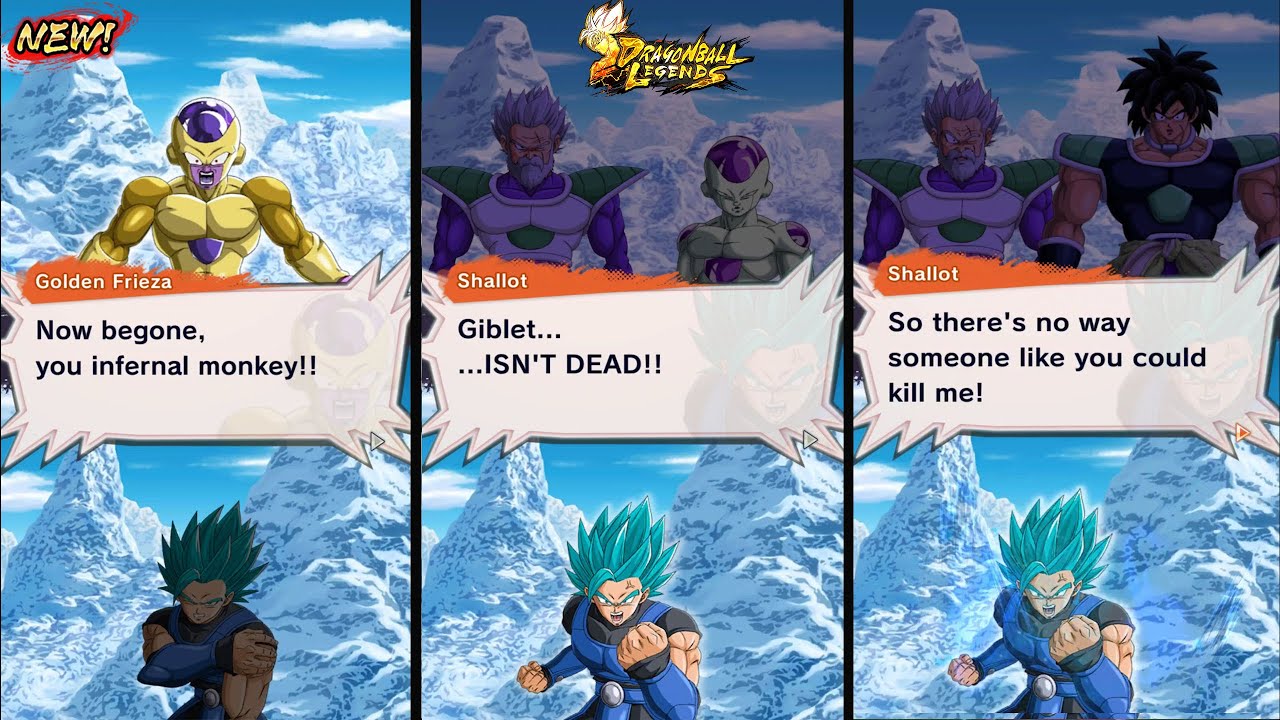 SSB Shallot VS DBS Broly & Golden Frieza BOSS FIGHT! GIBLETS FATE!| DB Legends STORY(P15 Book 4)