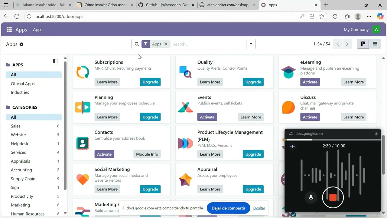 Iniciando en Odoo paso a paso | ERP libre para principiantes