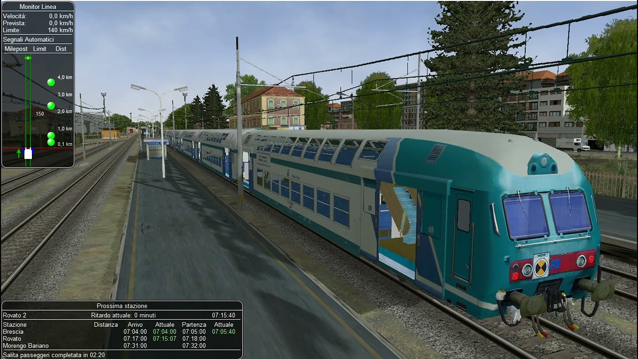 TRAIN SIMULATOR - Brescia - Milano Greco Pirelli - Regionale Ale n. 566 903.