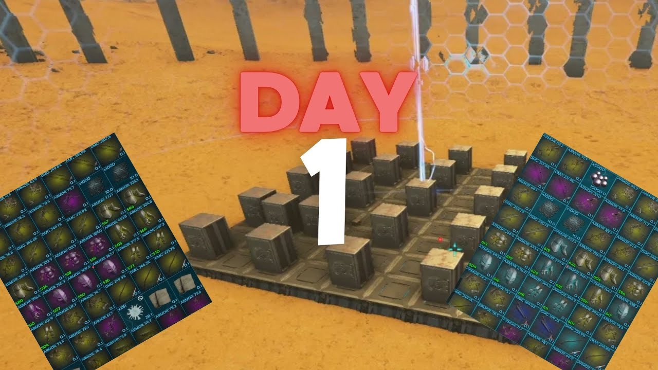 DAY 1 Dominating Vault Event On The Most Populated Server - MESA 6 MAN - Ark Survival Evolved