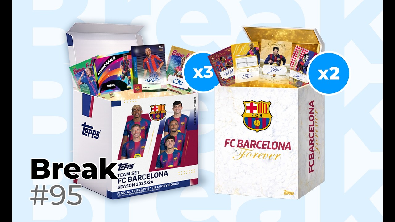 Break #94 #95 #96 Hattrick Premier Leauge & Barcelona Forever/Team Set & Los Blancos Real Madrid