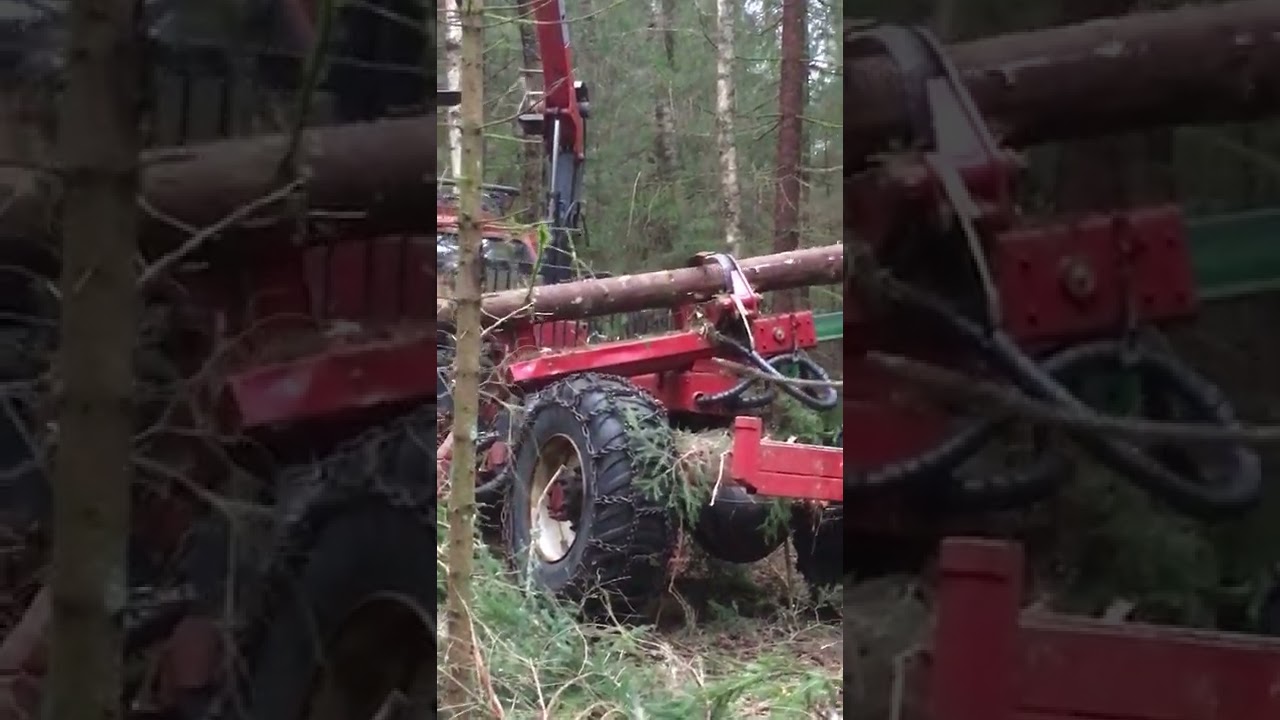 BM 400 skogstraktor med stegmatare