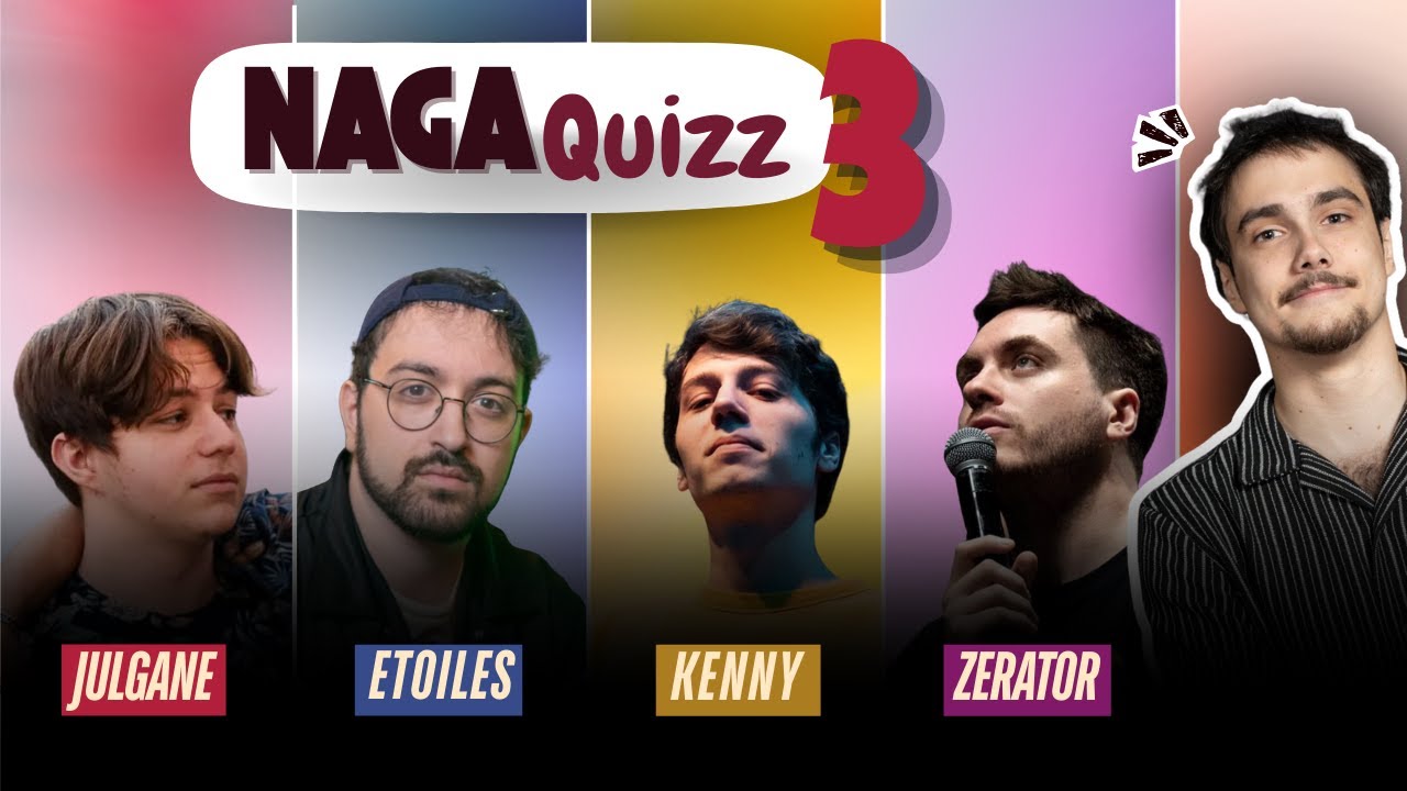 Zerator, Étoiles, Kenny et Julgane s’affrontent sur un QUIZZ DE JEUX VIDÉOS