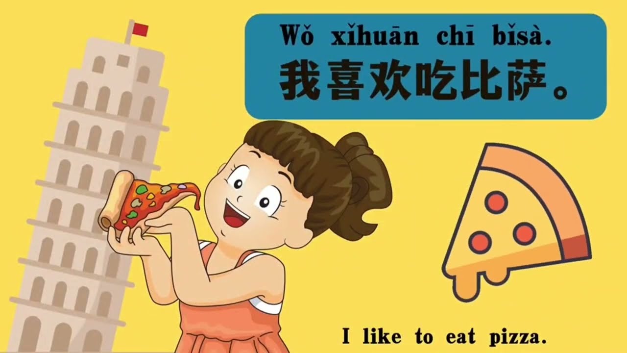 learn chinese for kids |yct 1 lesson11|你吃什么|What would you like to eat|chinese food|中文 食物