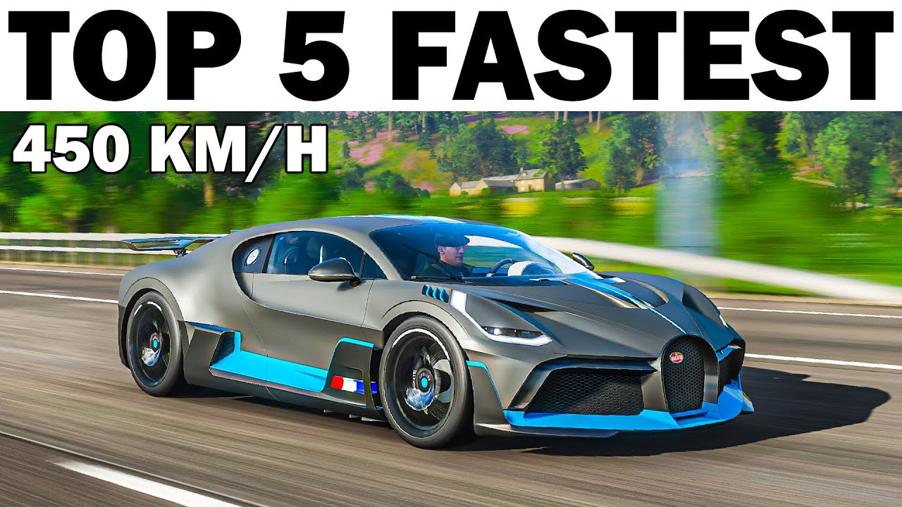 Top 5 Fastest Cars in Forza Horizon 4 (Stock)