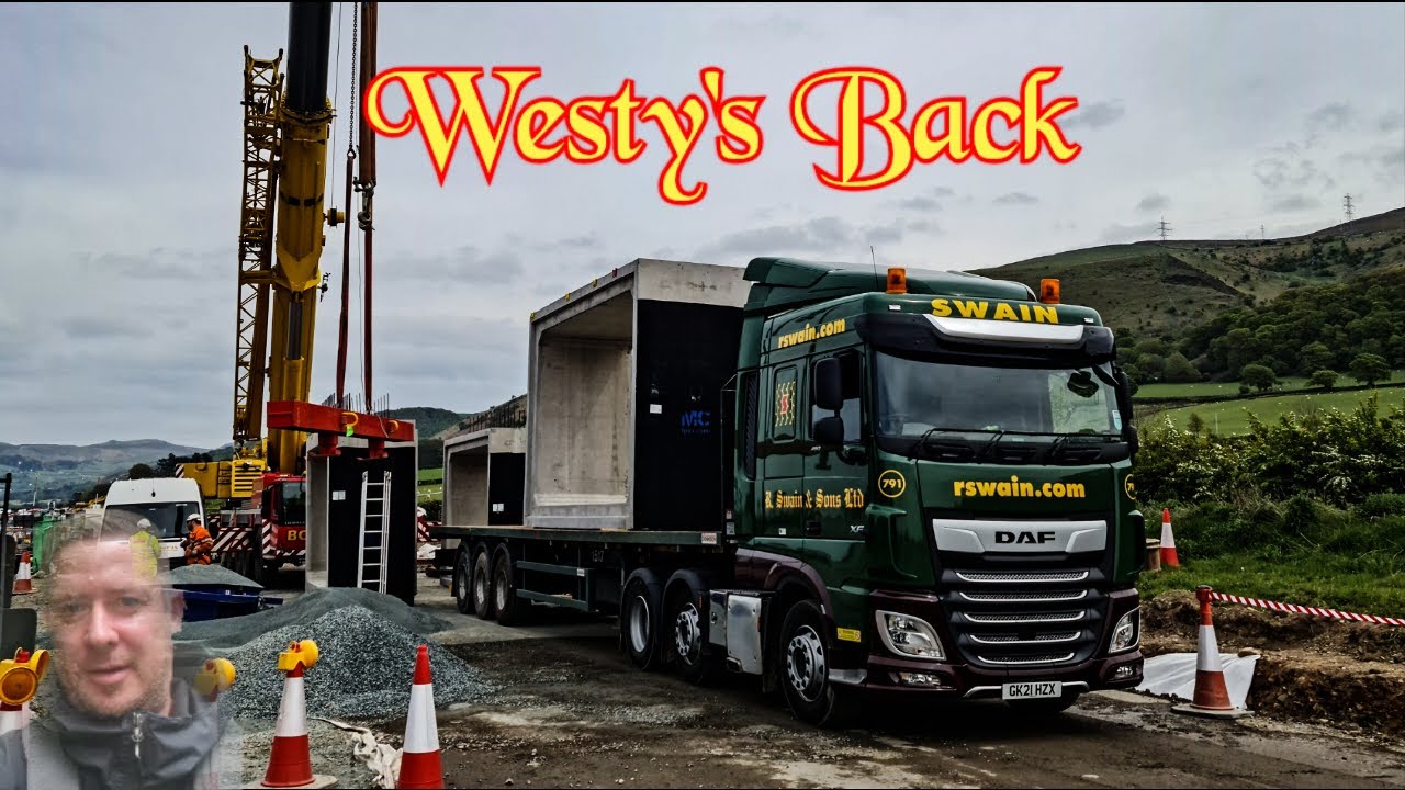 Westys Back..... #trucking #hgv #daf #Flatbed #xf106 #class1