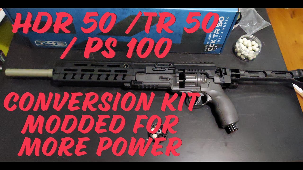 does the conversion kit for HDR 50 /TR 50 /NXG PS 100 increase power and can it be modded?