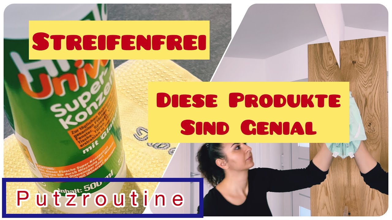 Ilbays Putzt&uuml;cher ‼️meine Putzroutine ‼️ Lieblingsprodukte ❗️streifenfrei und Kinderleicht putzen