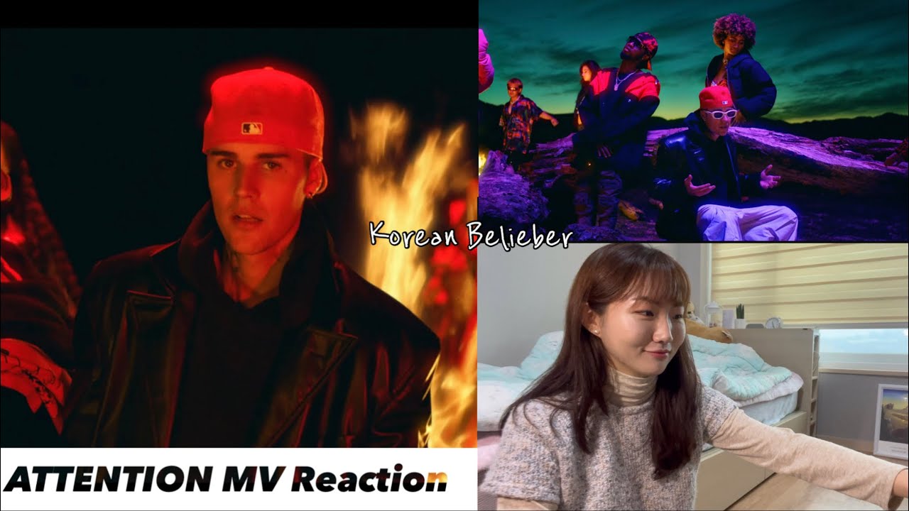 ENG SUB) Justin Bieber & Omah Lay - Attention MV Reaction