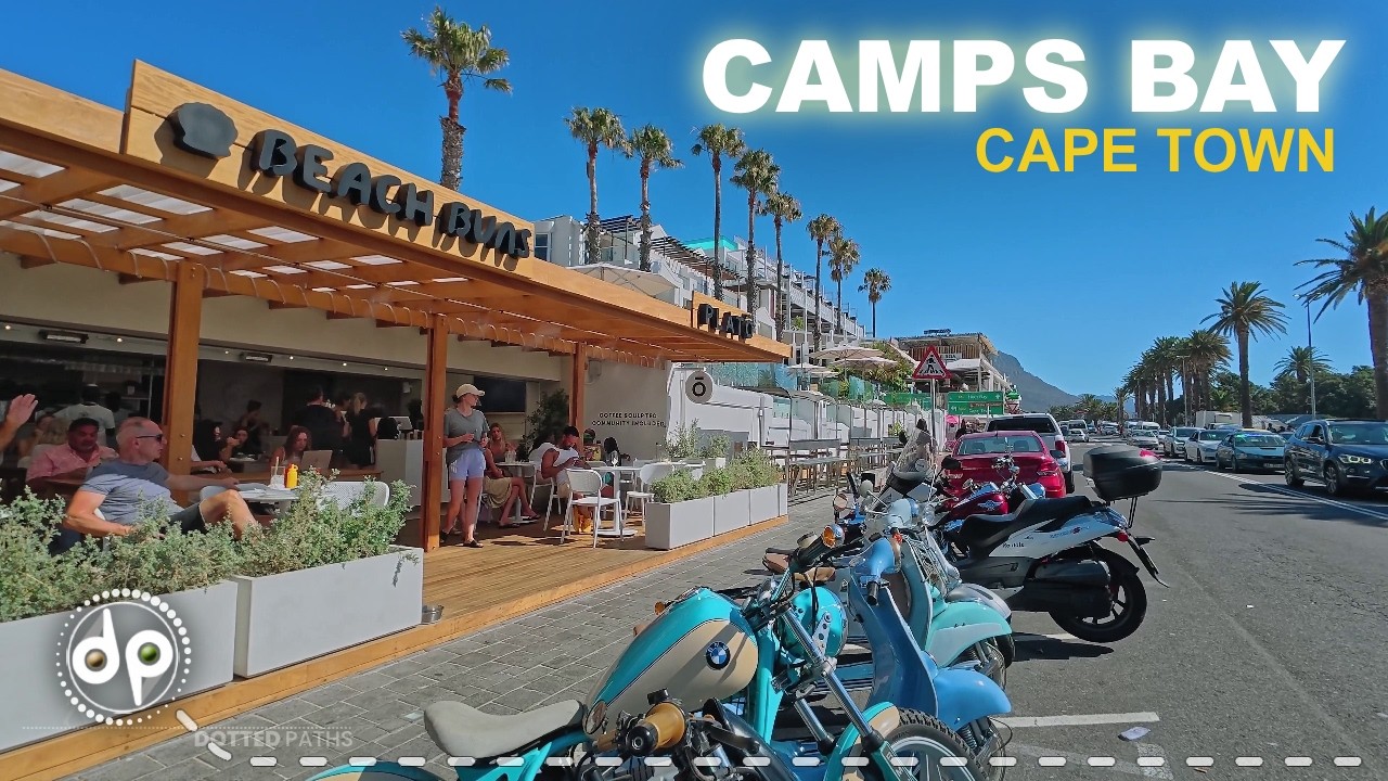 Golden Afternoon in Camps Bay | Cape Town’s Iconic Beachfront | 4K