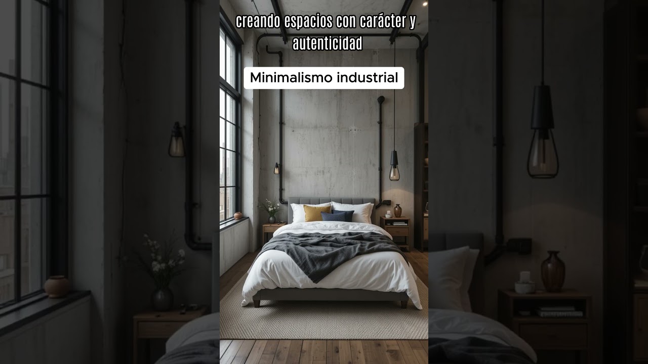 &iexcl;Este estilo hace que lo inacabado se vea INCRE&Iacute;BLE! 🔥✨ #Minimalismo #Industrial #Decoraci&oacute;n