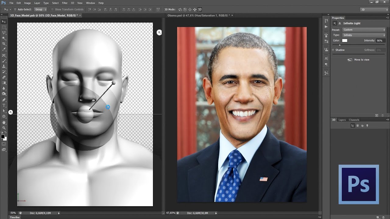 Dynamic Relighting in Photoshop