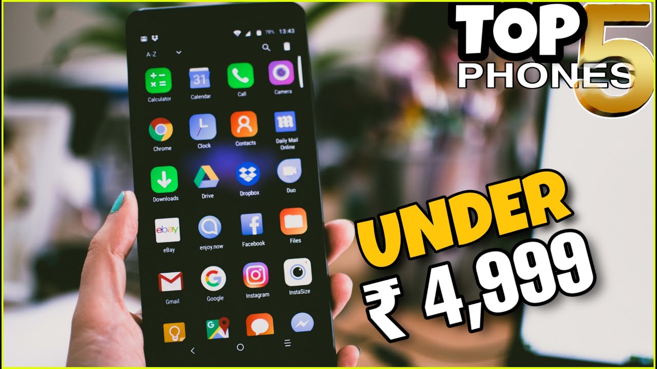 Top 5 Best 4G Smartphones under ₹ 5000 in 2020 | 4GB RAM | 64GB ROM | 5000 mAh Battery | Fingerprint