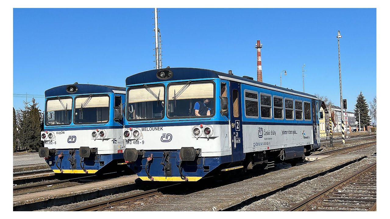 🇦🇹🇨🇿 Mit dem Zug von Wien zur tschechischen Nebenbahn Prostějov - Senice na Hané.