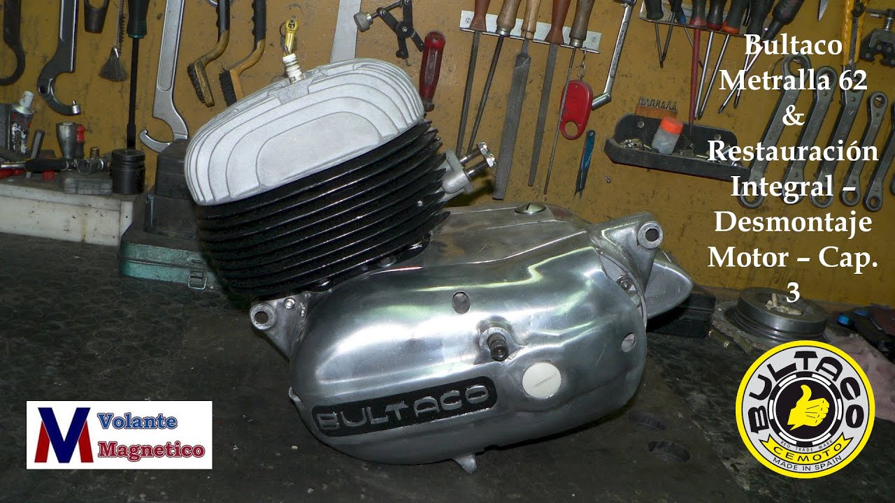 Bultaco Metralla 62 & Restauración Integral – Desmontaje Motor – Cap.3