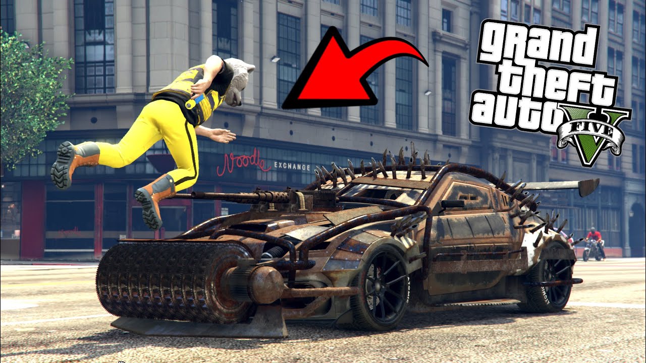 BACHUS POKAZUJE JAK SIĘ WYBIĆ NA SAMOCHODZIE w GTA 5 Online 