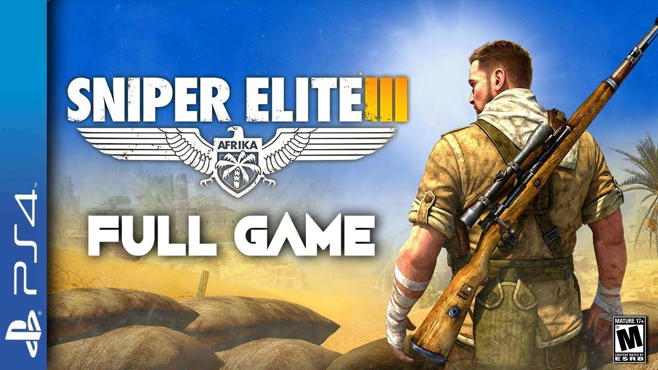 Sniper Elite 3 - Full Gameplay Walkthrough Full Game - PS4 SNIPER GAMES 🎮