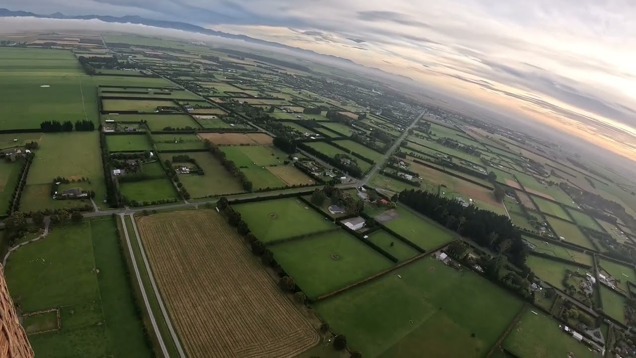 Ballooning The Canterbury Plains