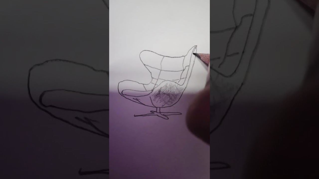 How to draw a chair