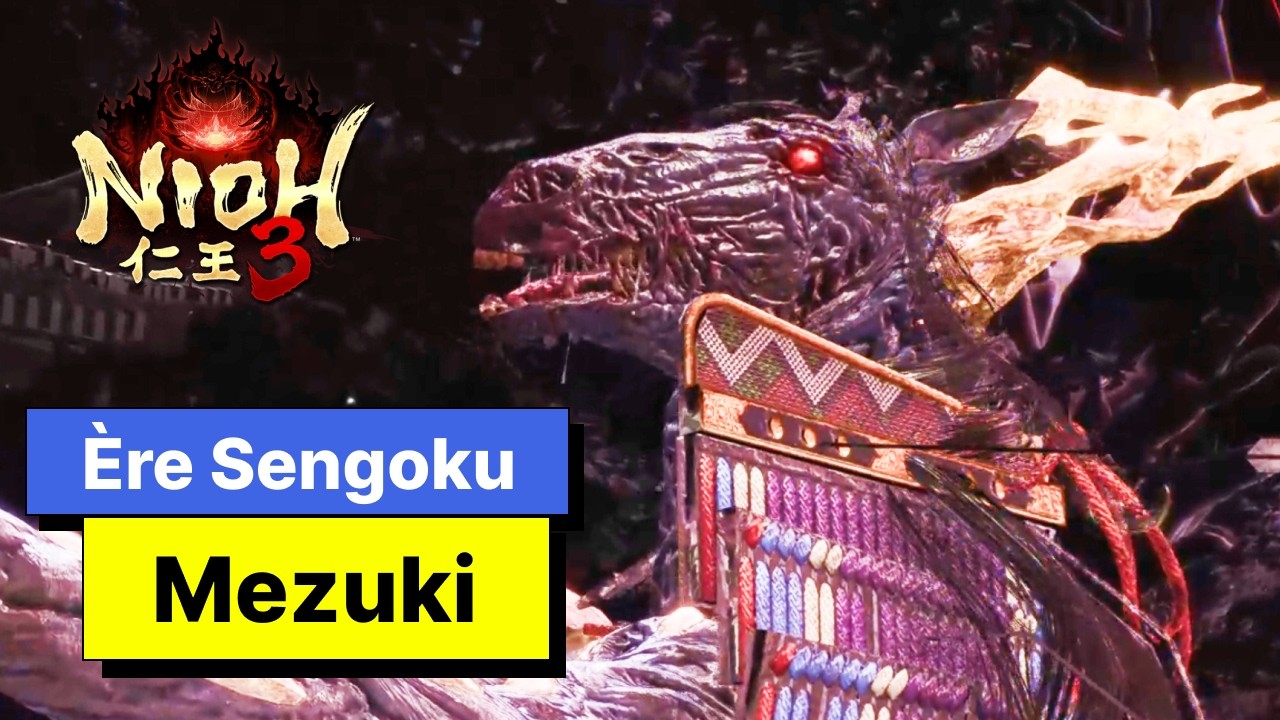 NIOH 3 - Vaincre MEZUKI - 1v1 - Ennemi redoutable à Tokaido