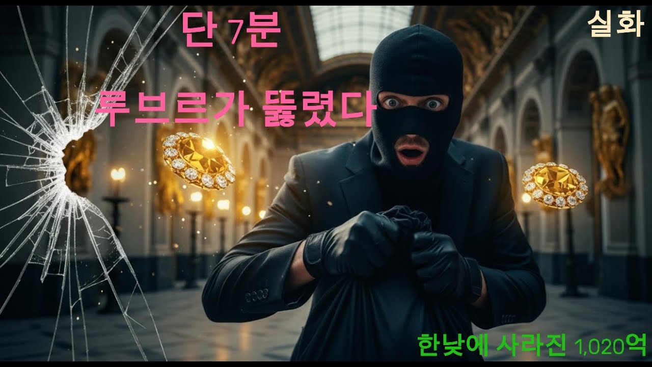 [실화] 단 7분, 루브르에서 1,020억 원 보석이 사라진 날-잠자기전 세상이야기