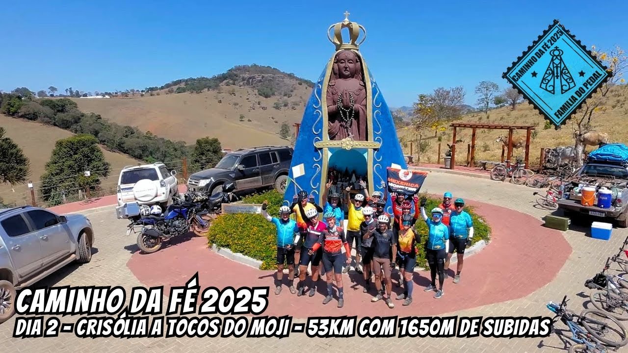 Caminho da Fé 2025 - Dia 2 Crisólia a Tocos do Moji - Serrinha Inconfidentes e Porteira do Céu