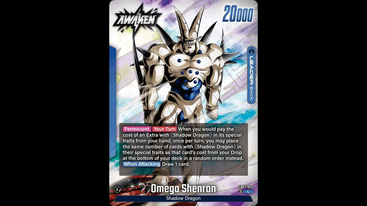 Omega Shenron Is BROKEN?! The Ultimate Blue Control master Deck build in DBS TCG 2026!