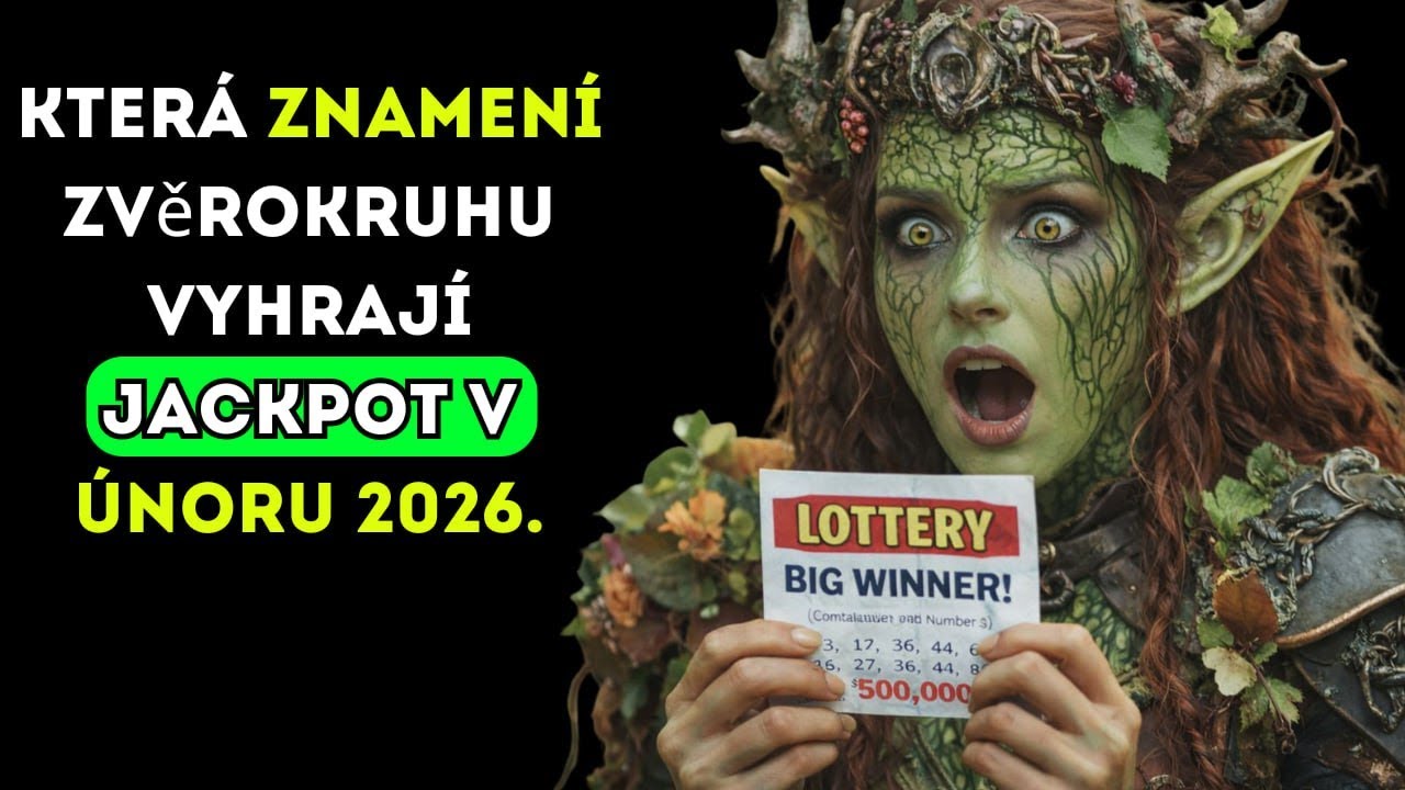 Která znamení zvěrokruhu vyhrají jackpot v únoru 2026.
