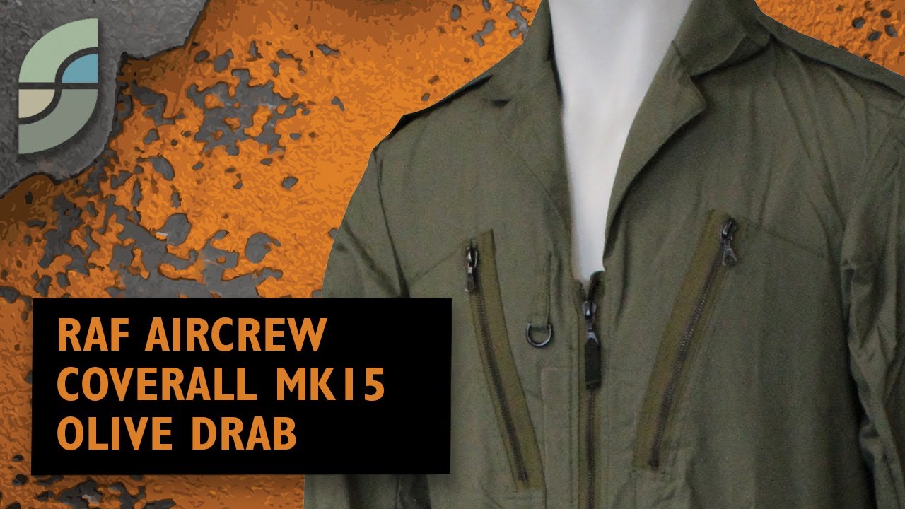 RAF Aircrew Coverall MK 15, Olive Drab