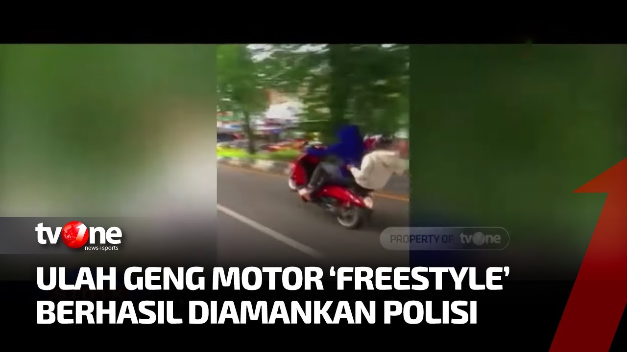 Polisi Tangkap Anggota Geng Motor yang 'Freestyle' di Jalan Umum | Sidik Jari tvOne