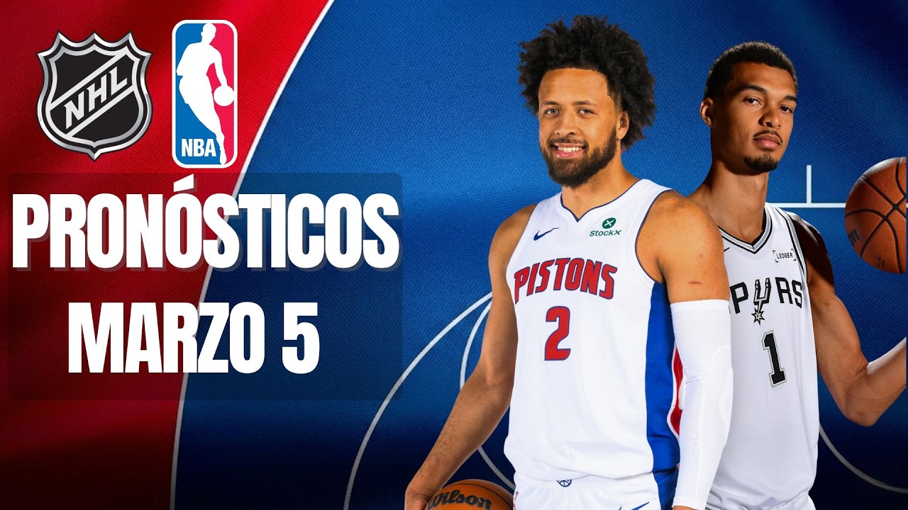 🔥🏀🏒 PRONÓSTICOS DE LA NBA Y NHL PARA HOY JUEVES 5 DE MARZO | PICKS GRATIS 🏀🏒🔥