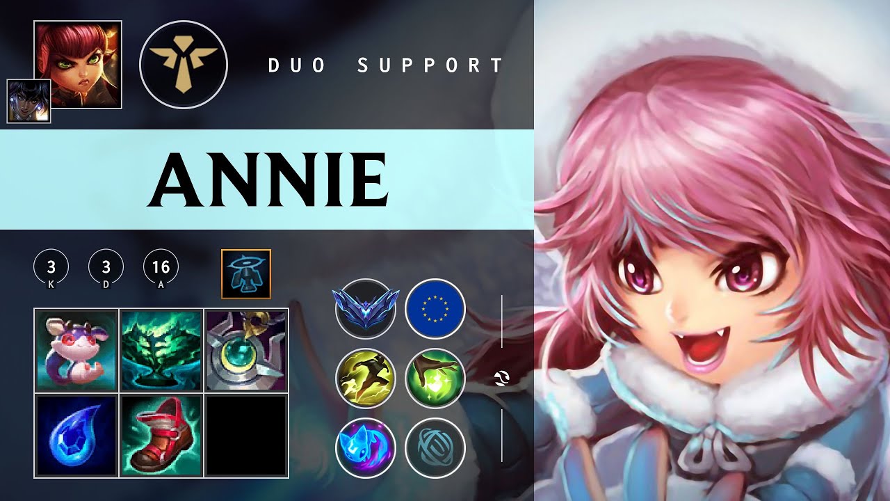 Annie Support vs Milio - EUW Diamond Patch 26.01