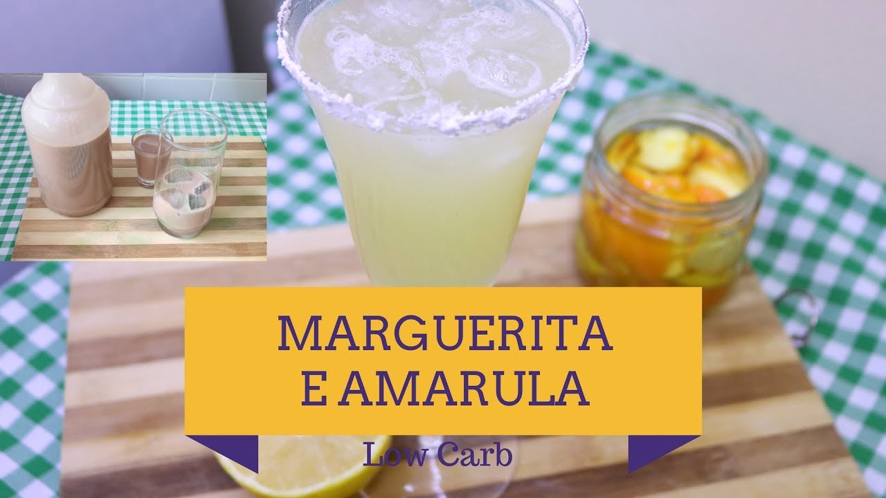COMO FAZER AMARULA E MARGUERITA LOW CARB | VAMOS DIETAR