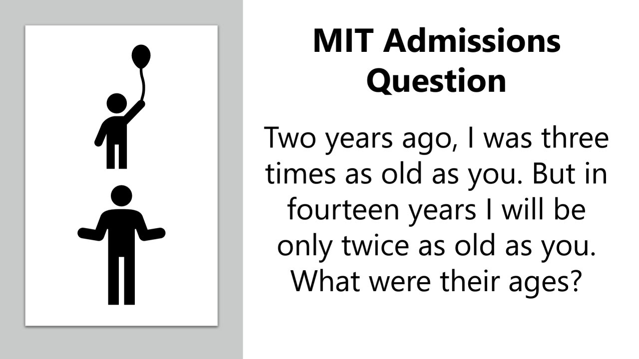 Solve this to get into MIT. 1876 admission test question