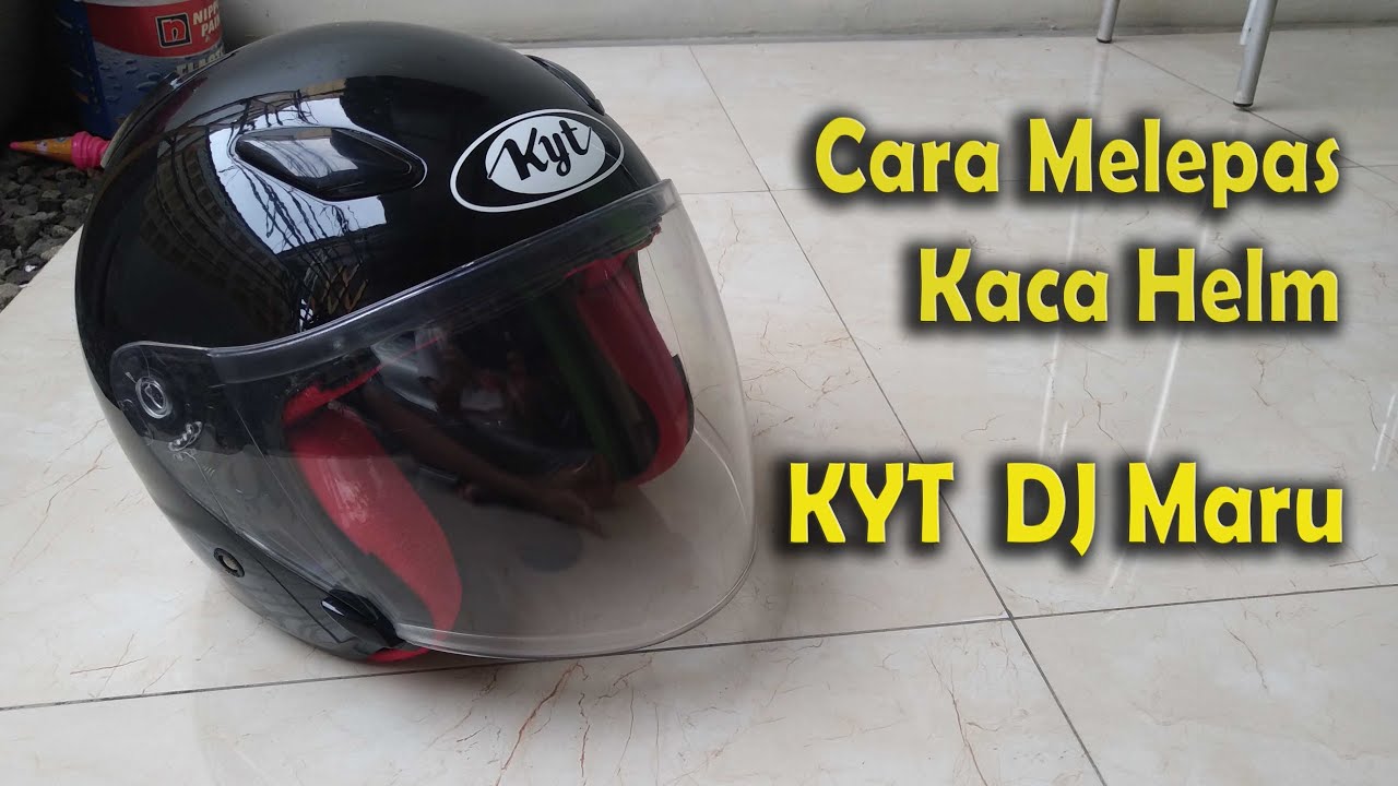 Tips Cara Melepas & Memasang Kaca Helm KYT DJ Maru