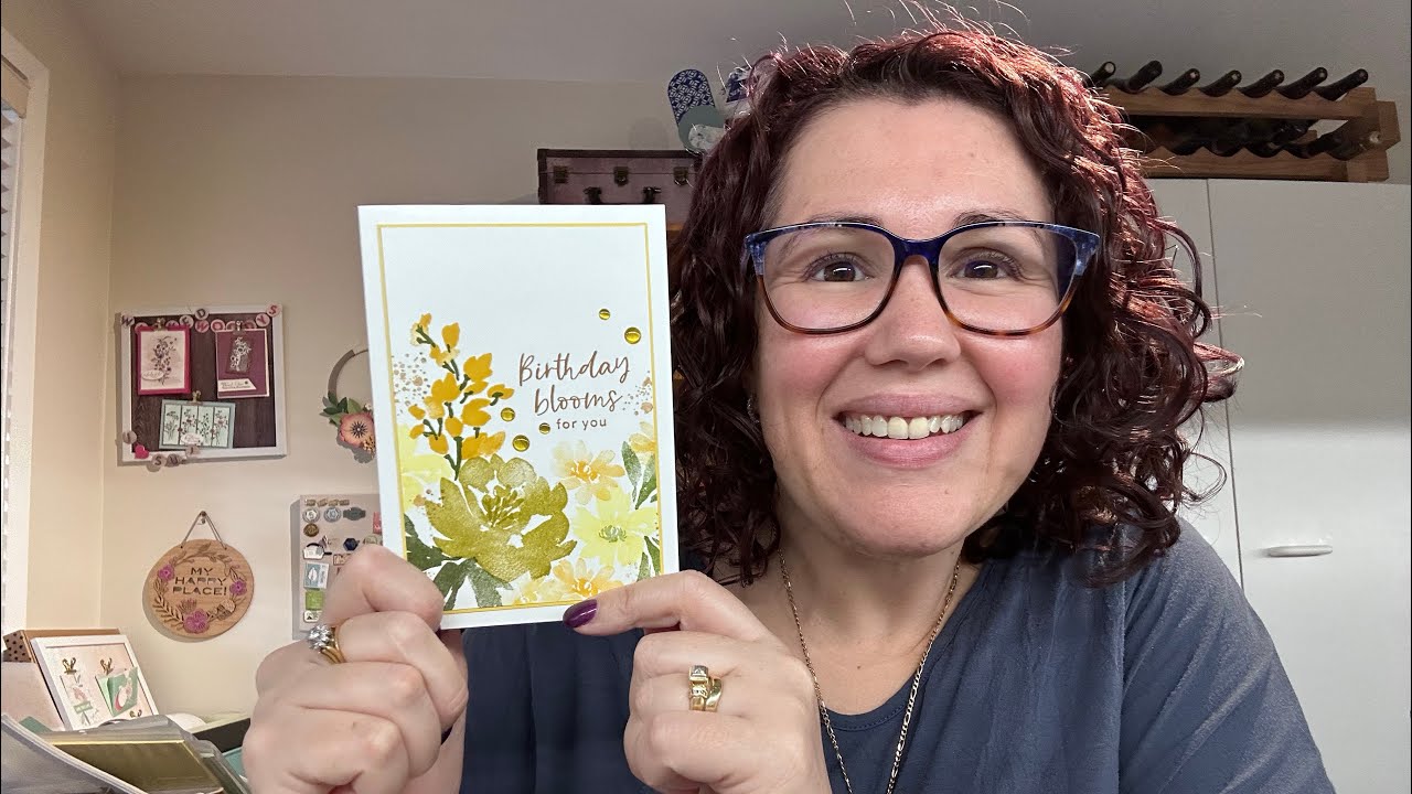 Stampin’ Up! Textured Floral Simple Stamping Card #stampinup #cardmaking #handmade