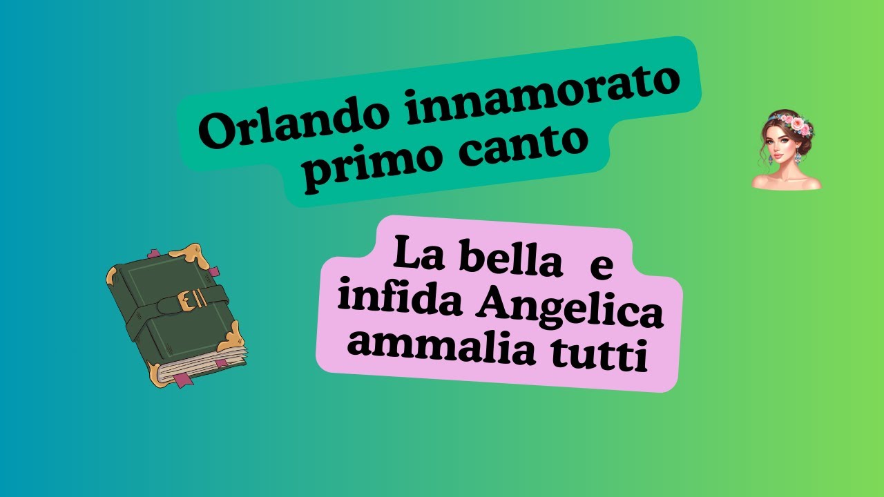 Orlando innamorato - primo canto la comparsa di Angelica#letteraturaitaliana #leggenda#boiardo