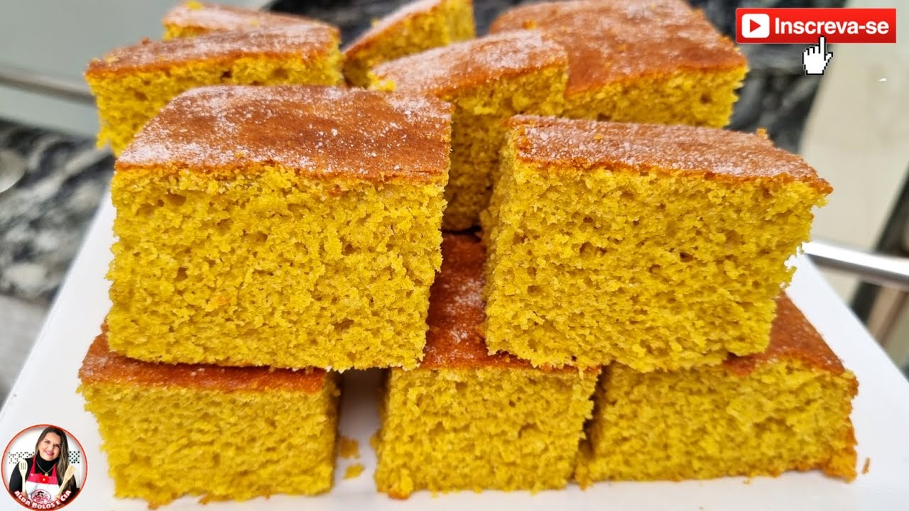 BOLO DE CENOURA COM BANANA SENSACIONAL, FOFINHO E FÁCIL DE FAZER