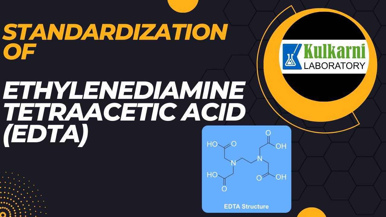 Standardization of 0 01 M EDTA.