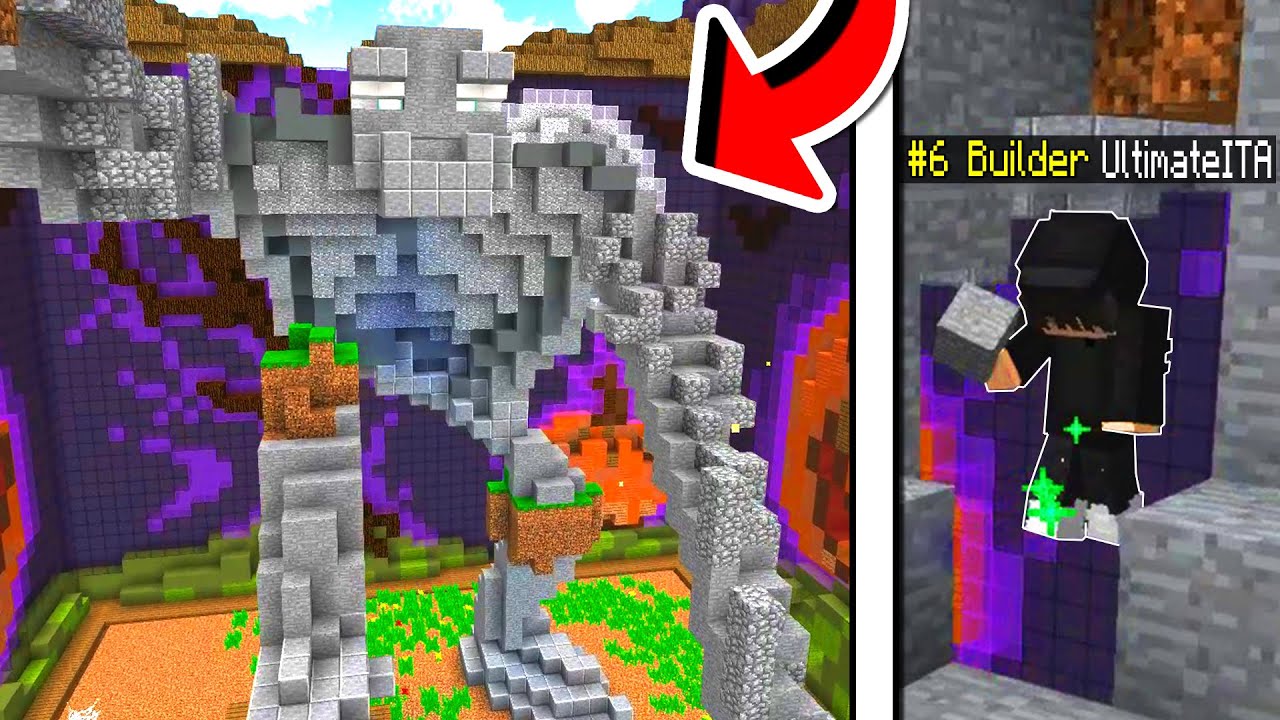 HO GIOCATO CON IL MIGLIORE BUILDER D'ITALIA - MINECRAFT BUILD BATTLE ITA