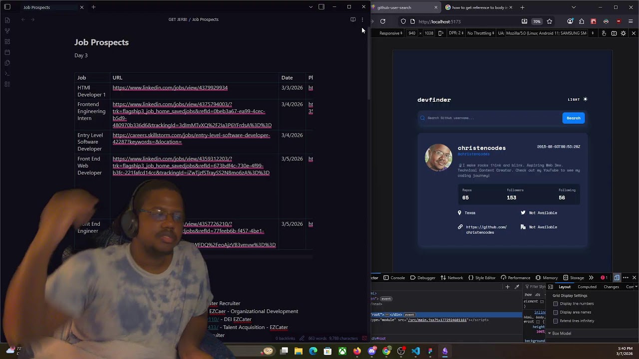 Day 115 | Coding Every Day Until I Become a Web Dev - USAF Veteran Learning React - 21