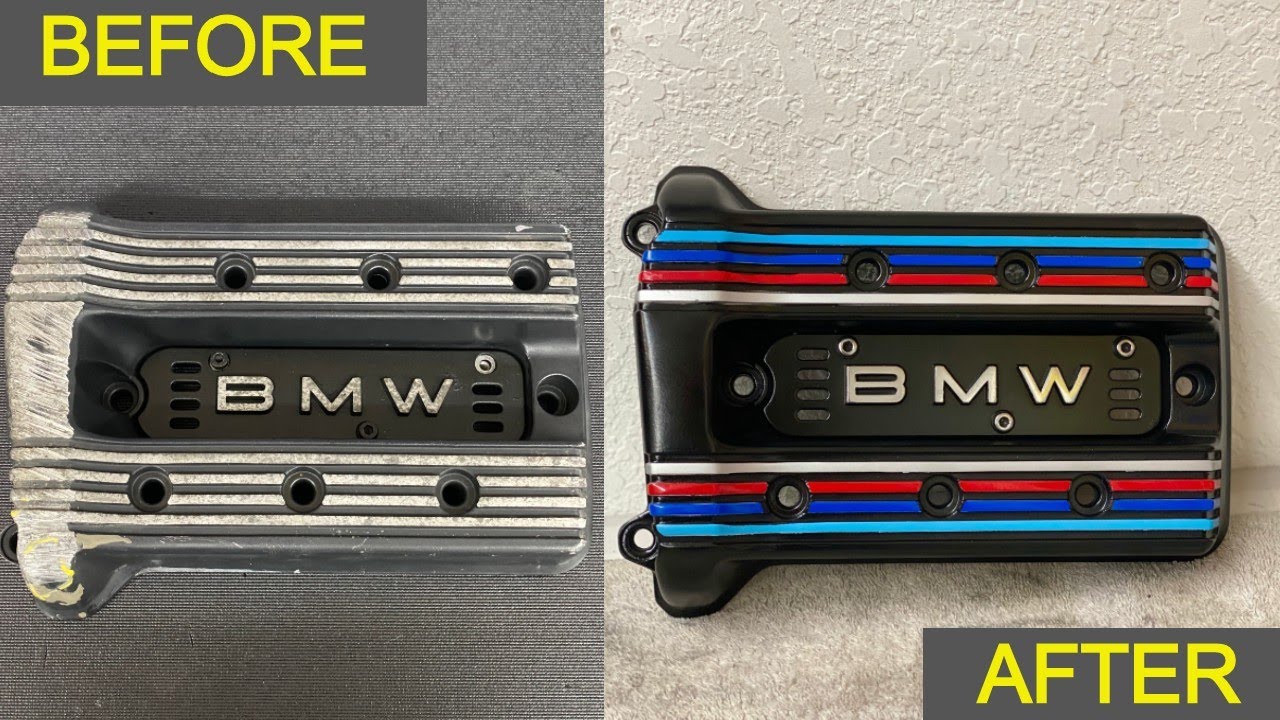 Wrecked BMW K75 Valve Cover Restoration