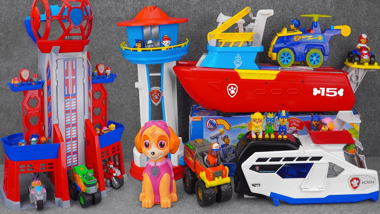 PAW Patrol to the Rescue! Paw Patrol Truck Set with ALL Pups 🐶🚨 | Paw Patrol Unboxing ASMR#pawpatrol
