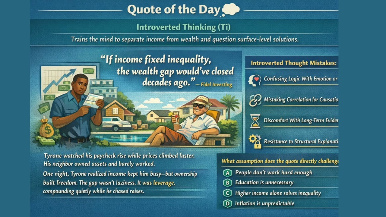 The Inflation Hostage: Why the Wealth Gap is Growing | Quote of the Day 💭